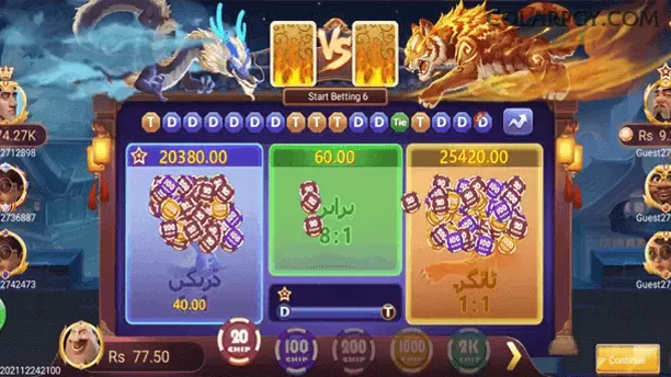 Cassino ao vivo colarpg
